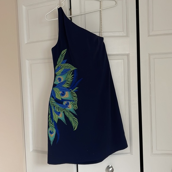 Lilly Pulitzer Jamie Dress Peacock Embroidery - Picture 9 of 13
